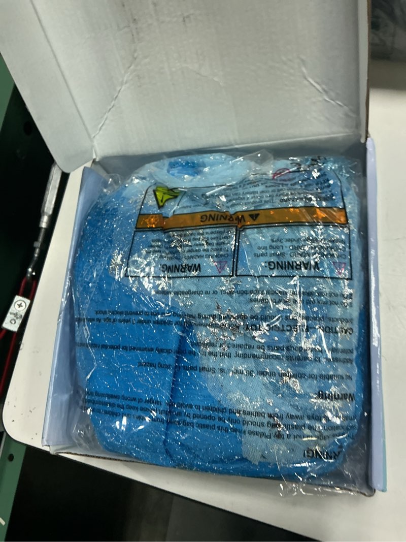 Condition photo showing Good Condition for meland princess dress up for girls, light up costume gift box with accessories for birthday, christmas and halloween gifts blue 9-10 years