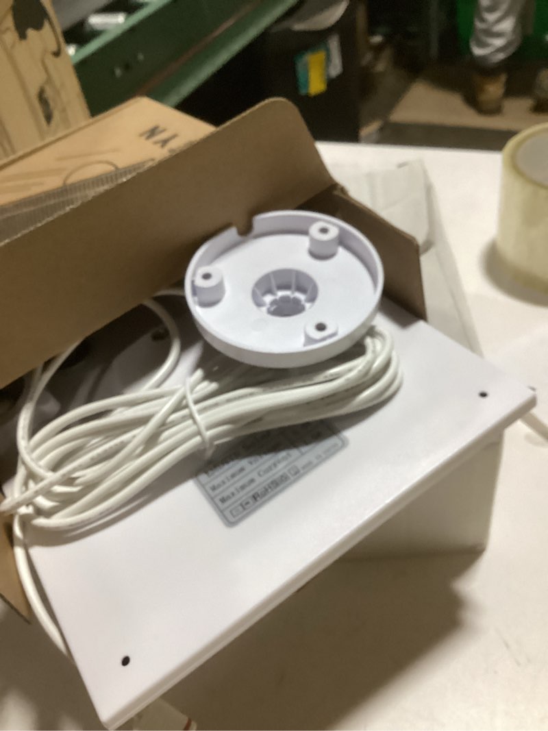 Condition photo showing Good Condition for Solar Panels for Ring Camera Outdoor Wireless (New Generation) 5W 5V Solar Panel Charger with USB-C&Plug for Spotlight Cam Plus&Stick Up Cam Pro.Waterproof IP65 360°Adjustable 2M Cable (White, 1) White 1