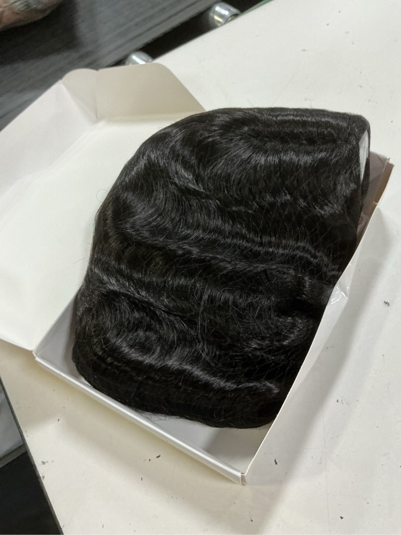 Condition photo showing Good Condition for stfantasy 20s finger wave wig flapper curly synthetic hair for women 1920s cosplay costume halloween party daily everyday wear (black)