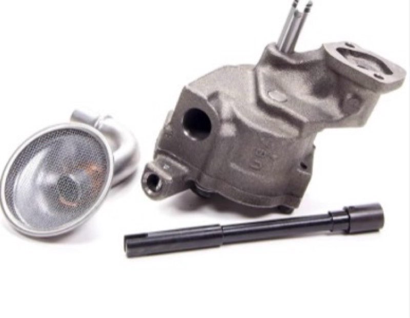 melling oil pump, wet sump, internal, high volume, high pressure, drive shaft/pickup included, compatible with small block chevy, kit