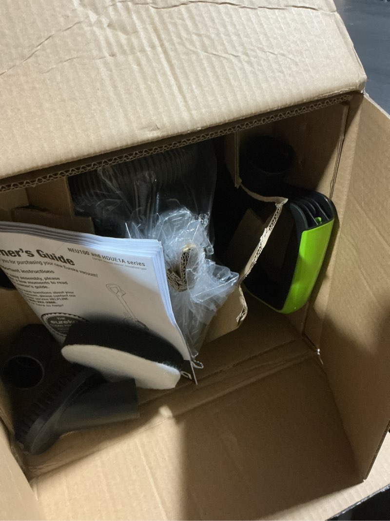Condition photo showing As Is for Eureka Airspeed Ultra-Lightweight Compact Bagless Upright Vacuum Cleaner, NEU10AE4, Green Green Compact