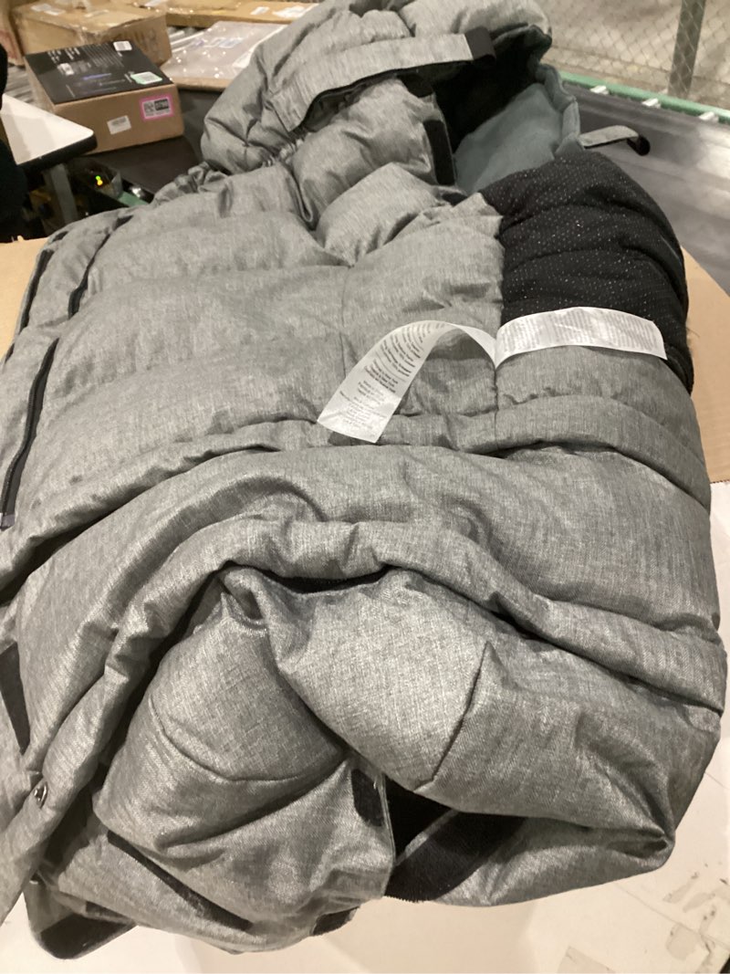 Condition photo showing As Is for 7AM Enfant Blanket 212 Evolution Extendable Footmuff - Heather Gray