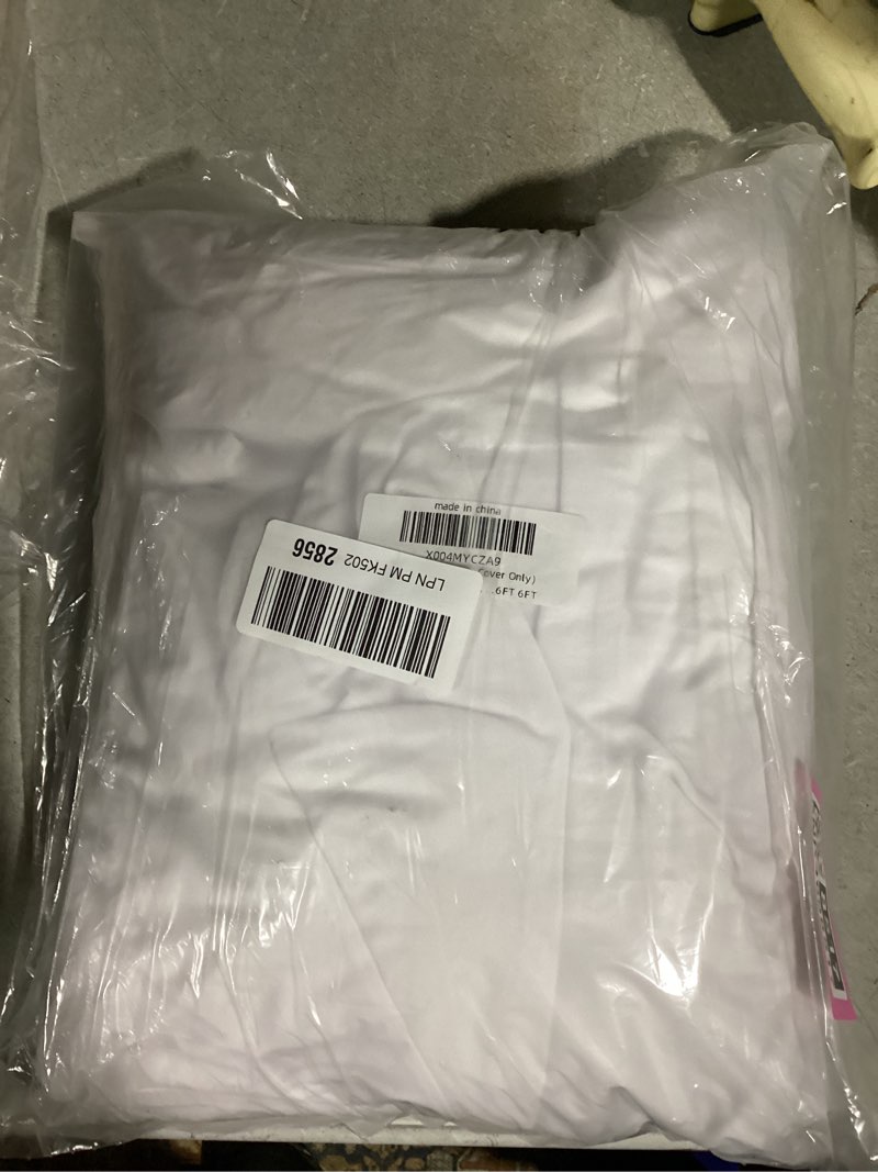 Condition photo showing Good Condition for Wedding Arch Covers Arch Backdrop Cover Arch Stand Covers 7.2FT 6.6FT 6FT Set of 3 Arch Cover Spandex Fabric Stretchy Backdrop for Wedding Birthday Party Decoration Baby Shower (White, Cover Only) 7.2FT + 6.6FT + 6FT White