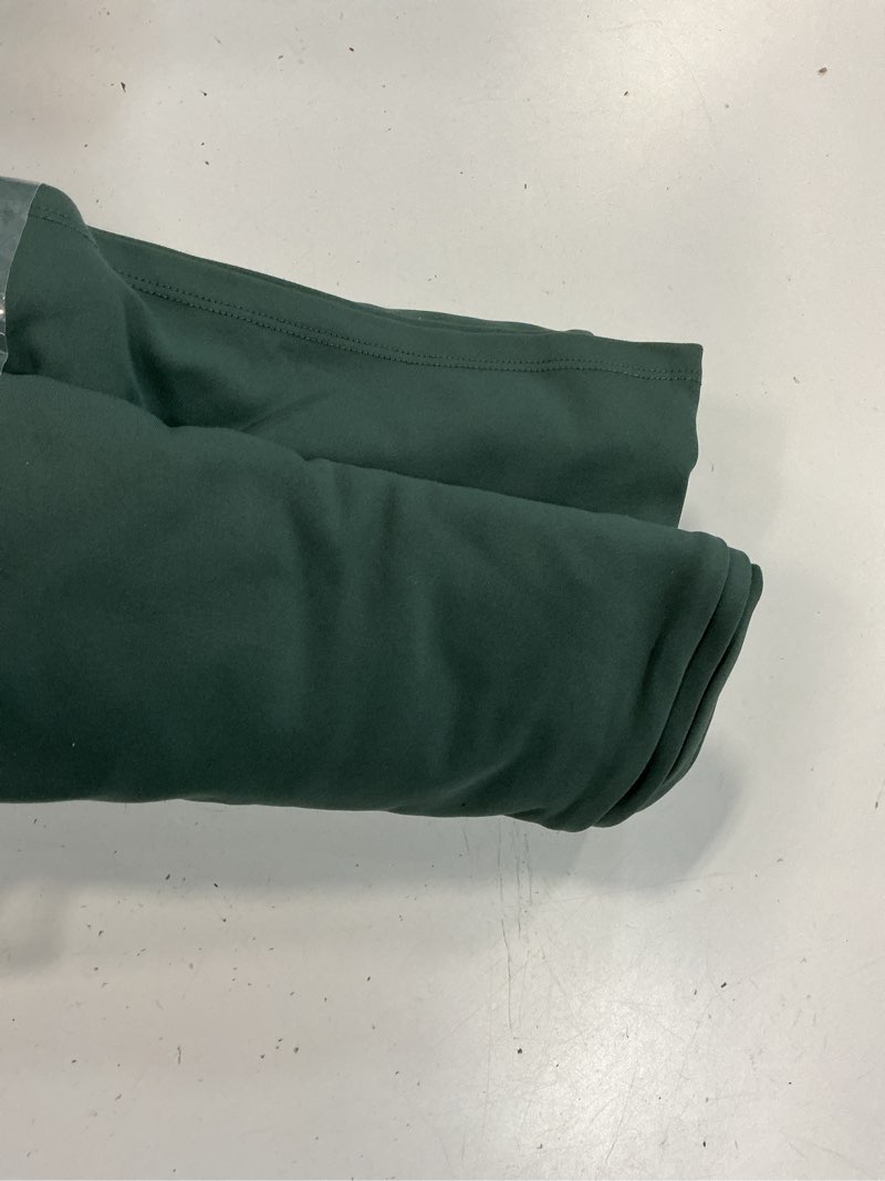 Condition photo showing Good Condition for g4free women fleece lined pants with pockets wide leg winter thermal work trousers dressy casual petite/regular/tall dark forest green medium