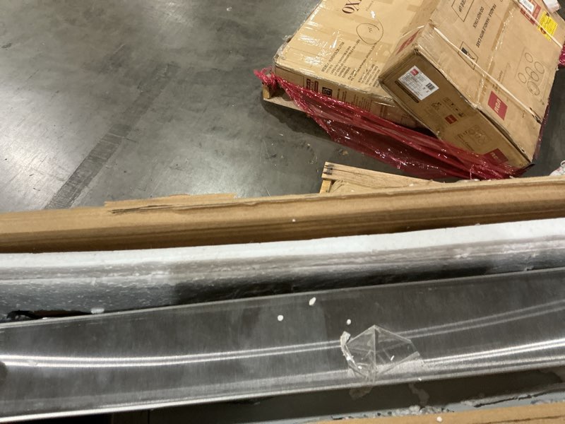 Condition photo showing New/Like New for hally stainless steel equipment stand 28x48 inches with undershelf, nsf commercial prep & work table with rear and side risers, heavy duty grill for kitchen, bar, restaurant, home and hotel 28''x48''