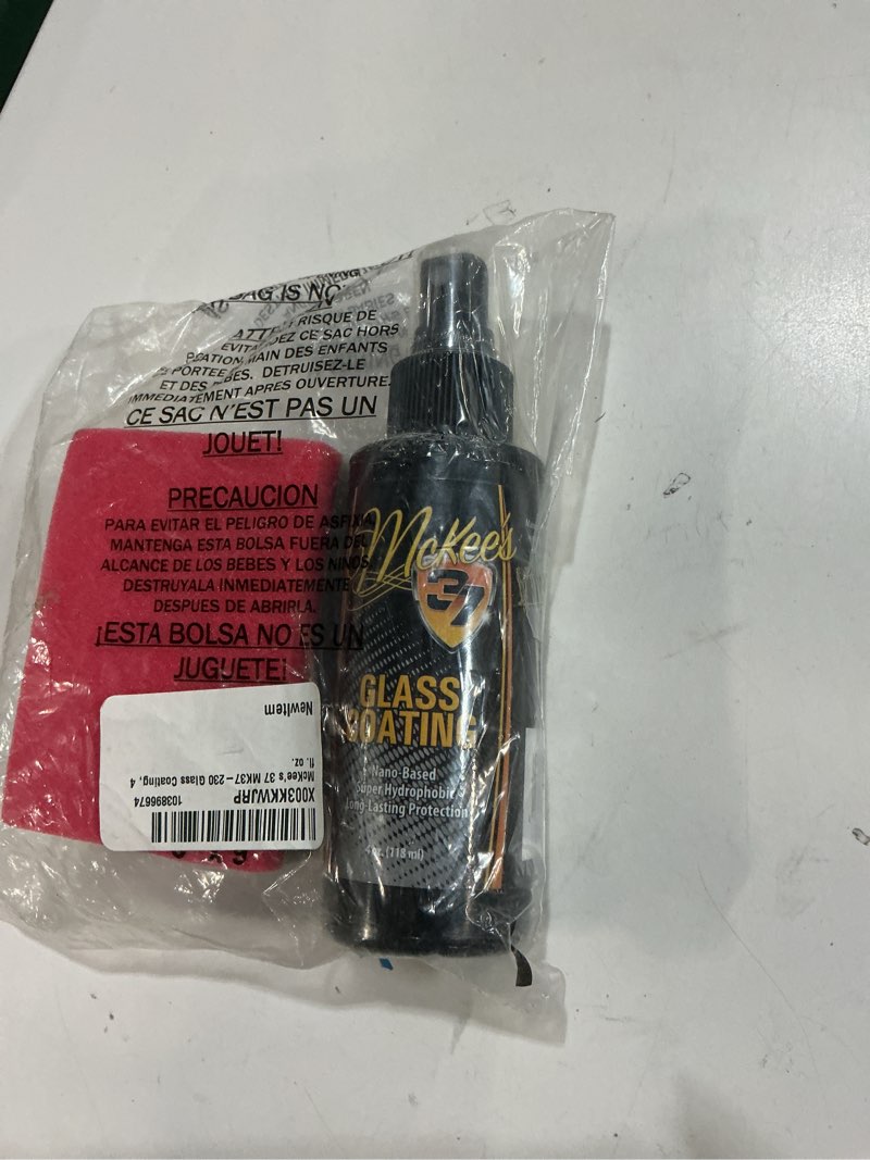 Condition photo showing New/Like New for mckee's 37 mk37-230 glass coating, 4 fl. oz.