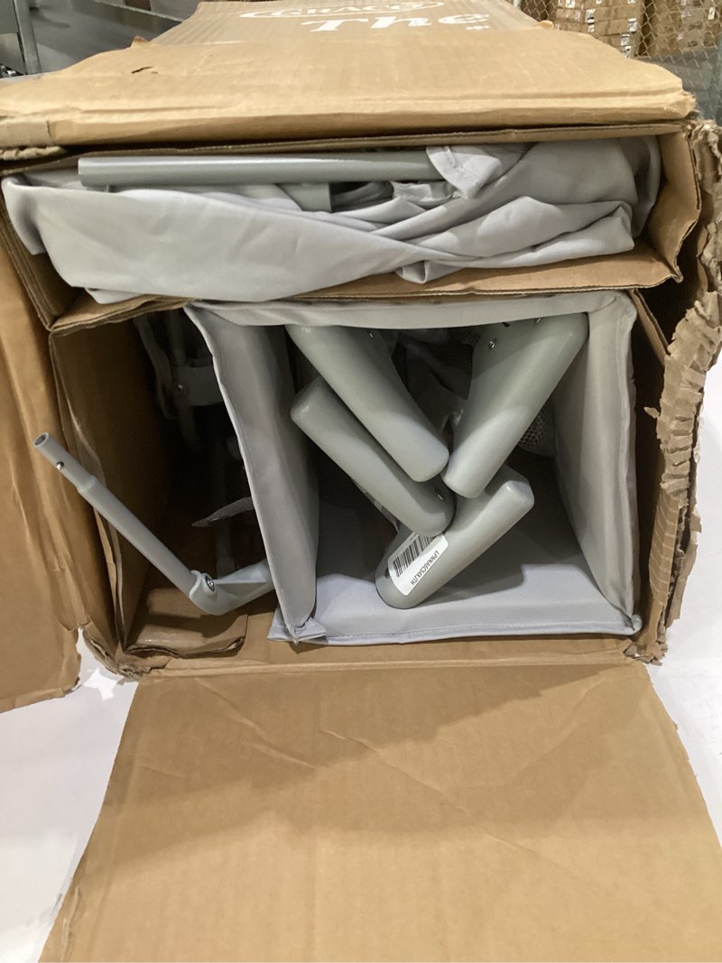 Condition photo showing Good Condition for graco pack n’ play caresuite playard, portable playpen with baby bassinet, changing table, sky lux sky