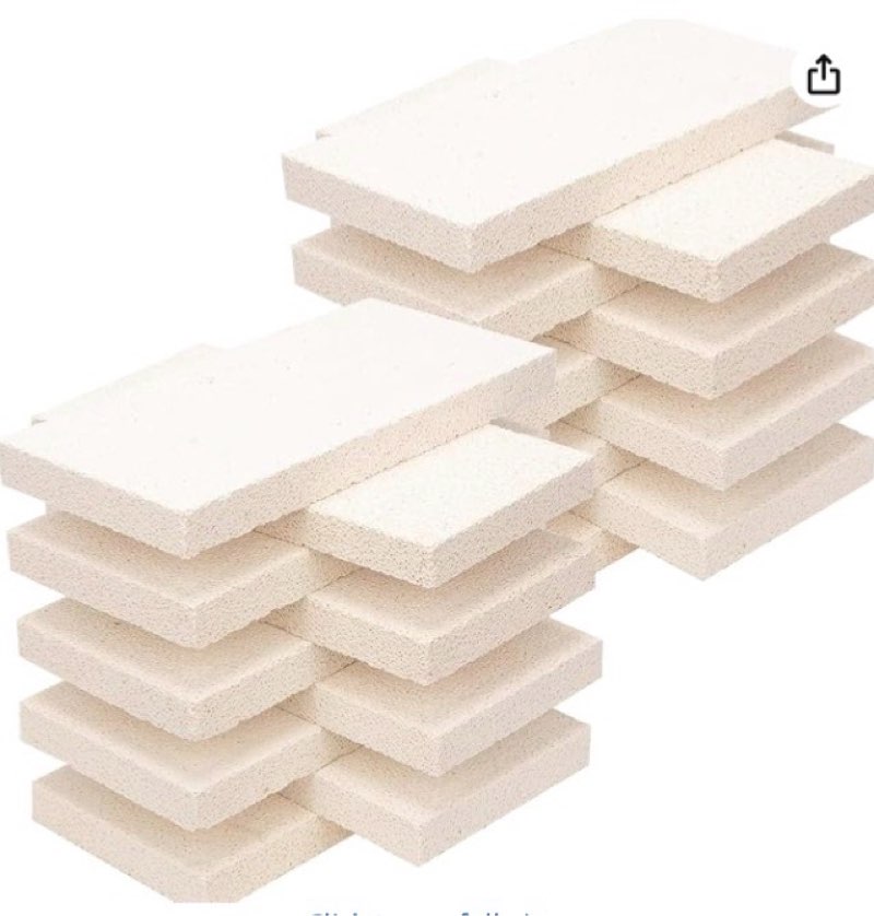 18 Pieces Insulating Fire Brick for Ovens, Kilns, Blacksmith, Fireplaces, Forges 9\\\\\\\" x 4.5\\\\\\\" x 0.79\\\\\\\" 2