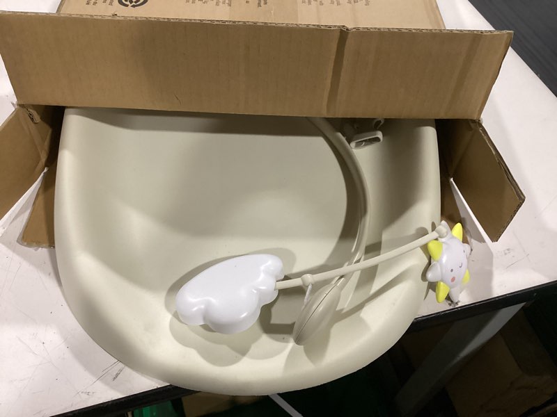 Condition photo showing Good Condition for skip hop baby changing pad nursery style wipe-clean contoured with cushioned foam, non-skid base, built-in safety belt & tuck-away toy bar fits standard changing tables, oat 16" oat