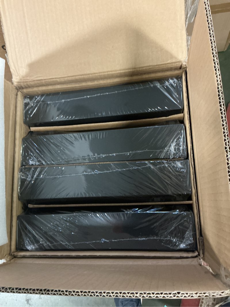 Condition photo showing New/Like New for 4 Pack Expandable Pull Out Cabinet Organizer 21"Deep With Raising Pad for Framed Cabinets,Upgrade 3 Slide Rails Slide Out Drawers,No Drill Roll Out Shelves,Adjustable Width 12.1"-20.4" Black Black 21"D x 12.1"-20.4"W(4Pack)