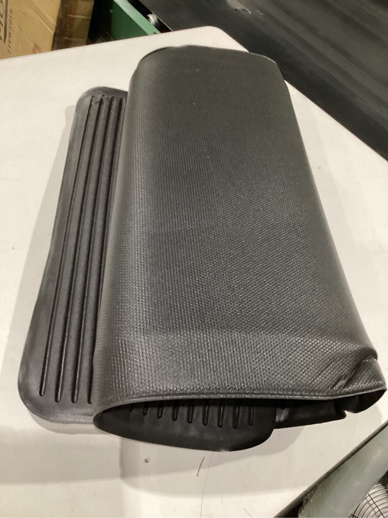 Condition photo showing New/Like New for kitchenclouds kitchen mat cushioned anti fatigue rug 17.3"x28" water resistant, non slip, standing and comfort desk/floor mats for house sink office (black) black 28"l x 17.3"w x 0.5"th