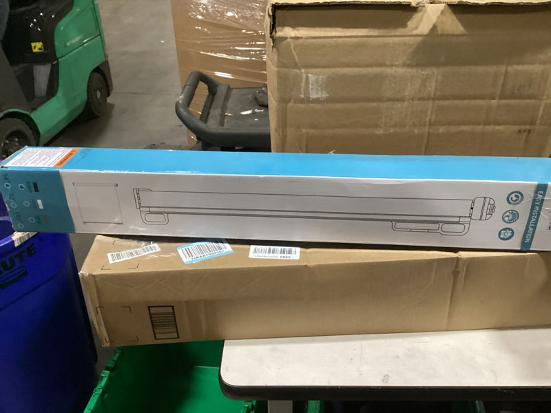 Condition photo showing New/Like New for Retractable Baby Gates for Stairs No Drill, PRObebi Retractable Dog Gate Indoor Extends to 54" Wide 34" Tall, Child Gates for Doorways, Stair Gate Use for Outdoor, Hallways, Doorways, Deck, Porch A-black 34.0"Tall x 54.0"Wide