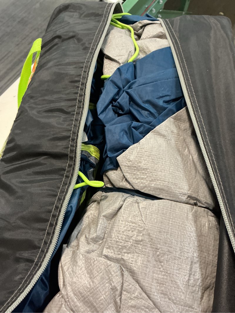 Condition photo showing Good Condition for ozark trail 10-person dome tent with screen porch – 3-room family camping tent with weather protection