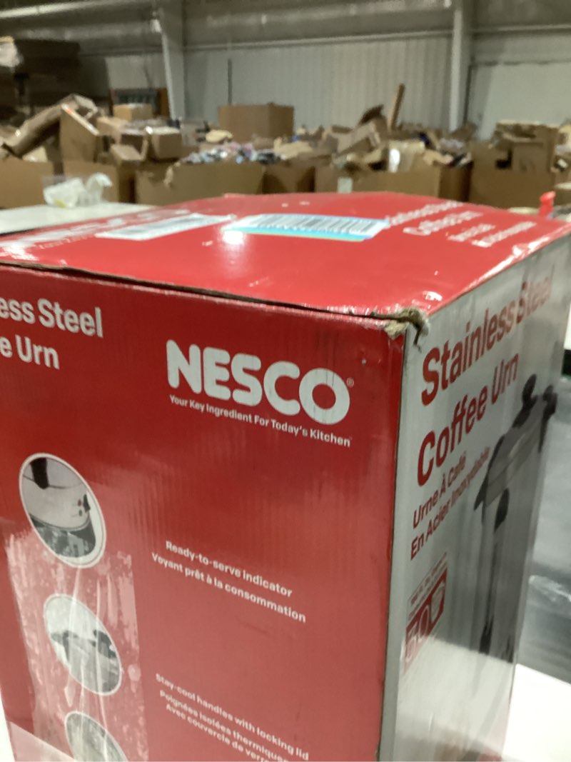Nesco Professional Coffee Urn, 30 Cups, Stainless Steel