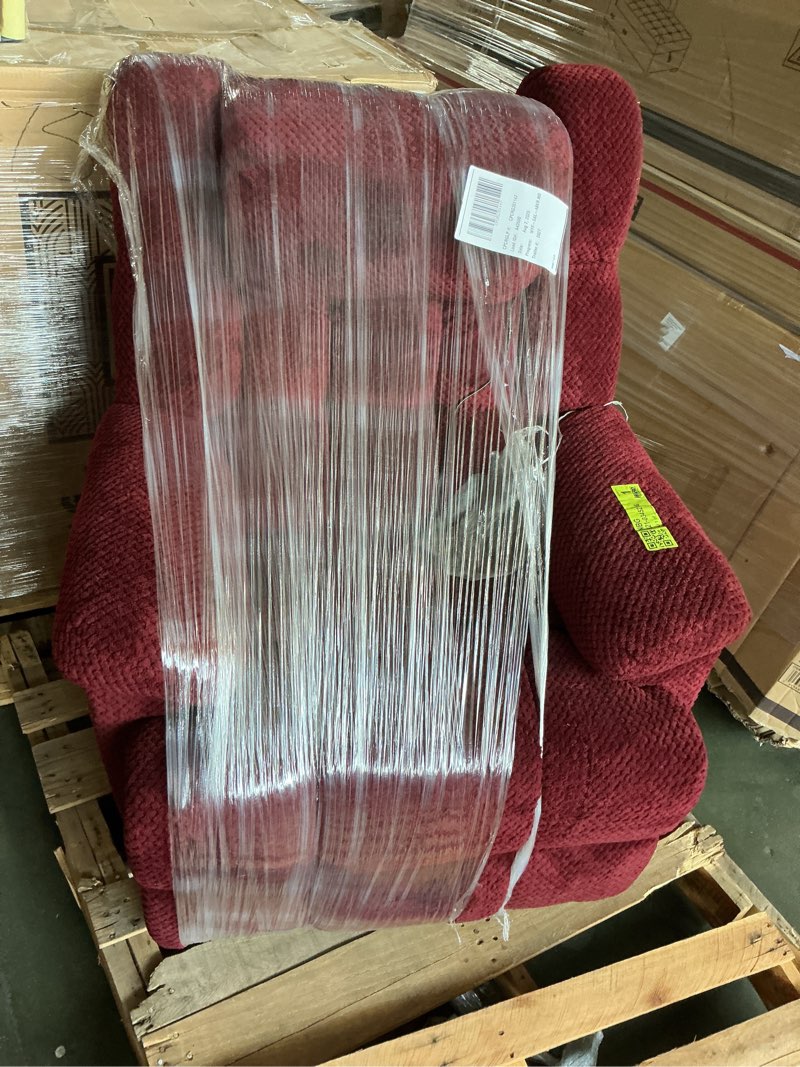 Upholstered Red wine chair 