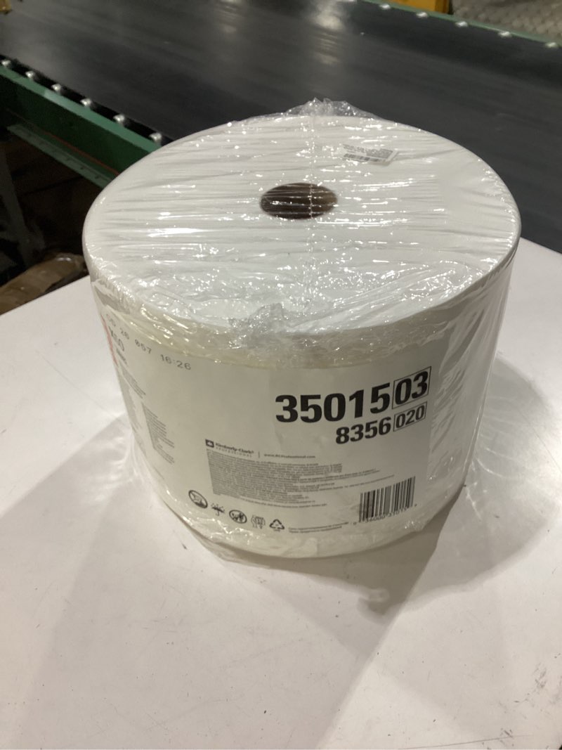 Condition photo showing New/Like New for wypall generalclean x50 cleaning cloths, jumbo roll, 1100 towels (35015) | pop-up box, light-weight, engineered to clean dirt and sticky messes