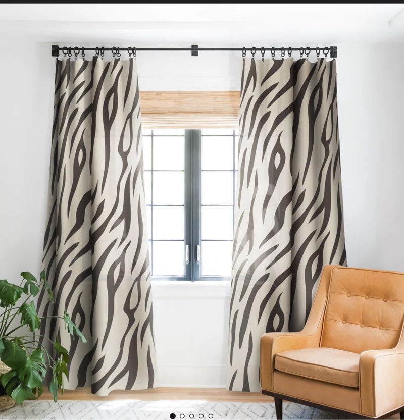 Yvie Polyester Blackout Curtain Panel