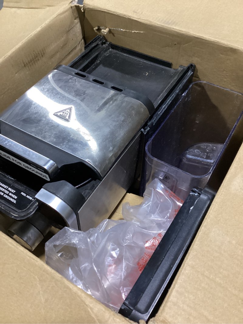 Condition photo showing As Is for Ninja Drip Coffee Maker With K Cup Combo, DualBrew Pro Specialty Coffee System, Coffee Machine Compatible with K-Cup Pods, 12 Cup Single Serve Coffee Makers with Paper Filter, CFP301 Frother + Paper Filter