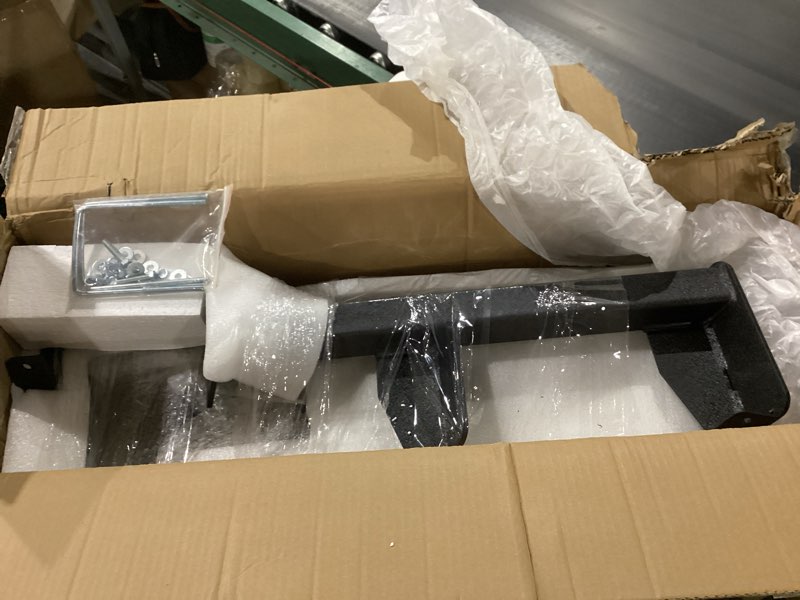 atvmaster triple step bass boat trailer steps with safety handle (3 steps-fit for 3'' and 3.5'' tall