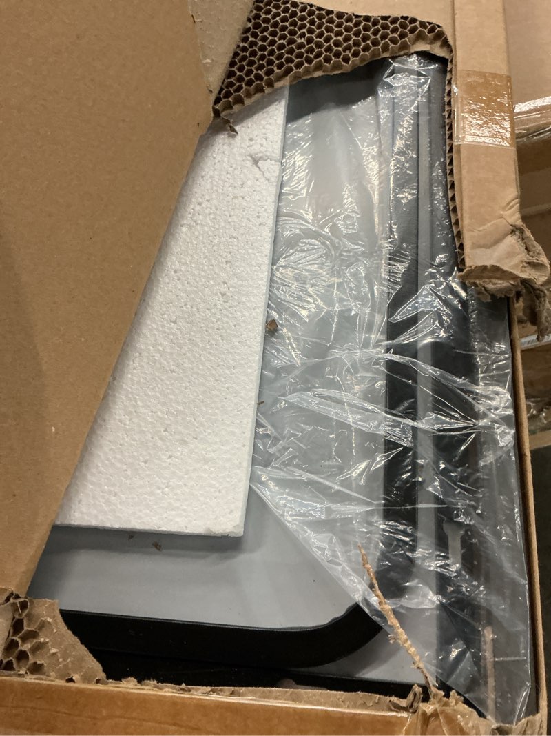 Condition photo showing Good Condition for VooBang Large Full Length Mirror 78" x 35" - Shatterproof Floor Full Body Mirror with Aluminum Alloy Frame, Freestanding, Hanging, or Wall-Leaning, for Bedroom, Living Room, Dressing Room, Black