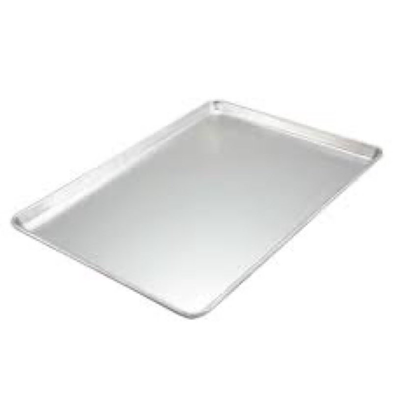 Chef Approved 26" Wide Aluminum Sheet Pan | Professional Full Size Heavy Weight Baking Bun with Rect