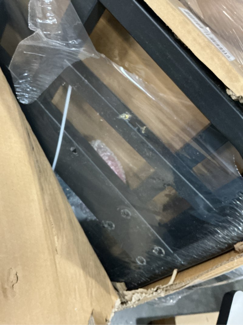 Condition photo showing New/Like New for folding drywall dolly w/ 5" swivel casters, 44.5" x 22" x 40" plywood cart w/ 2000 lbs load capacity, portable panel truck cart for handling plywood, plasterboard, glass red wheel