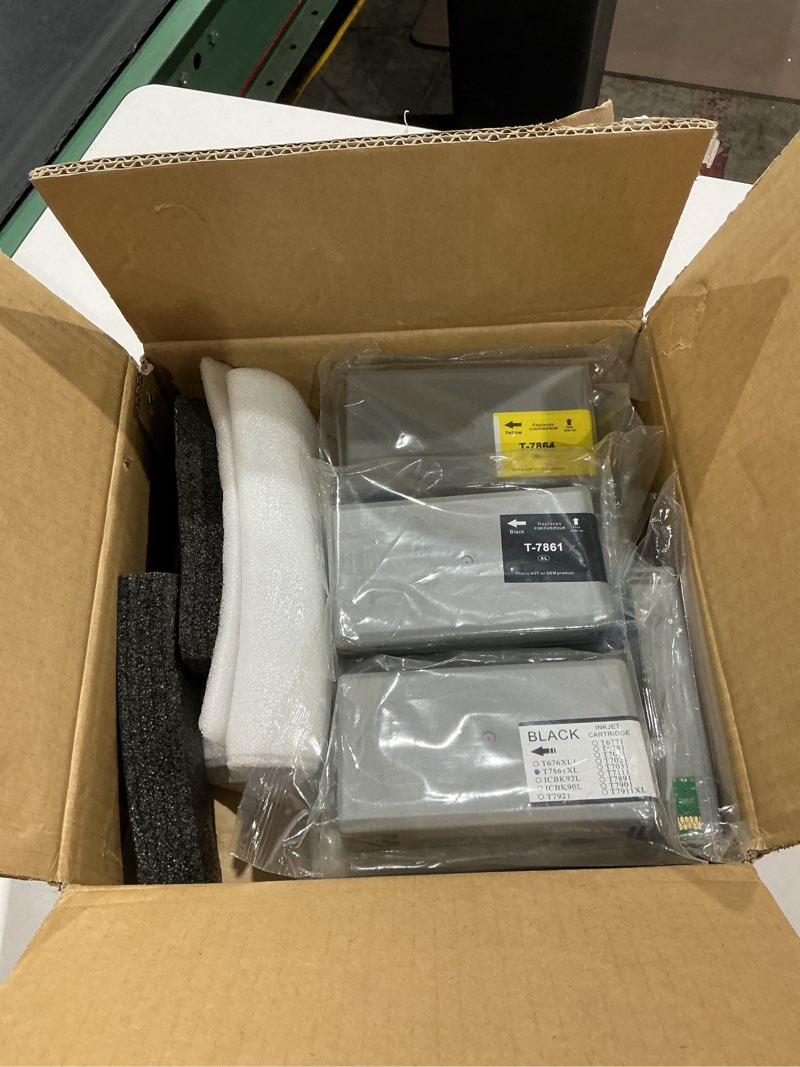 Condition photo showing Good Condition for ink+ cartridge replacement for canon pfi-102 imageprograf ipf500 510 600 605 610 650 655 700 710 720 750 755 760 765 130ml (2mbk,bk,c,m,y) 6pack