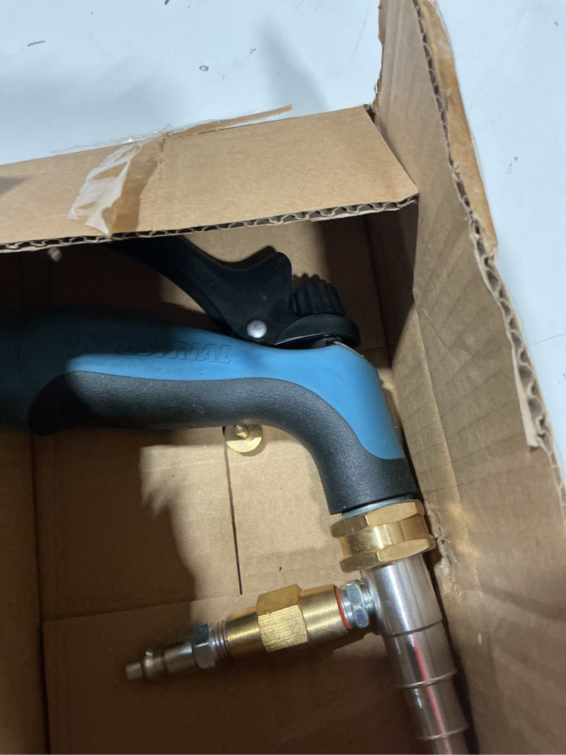 Condition photo showing New/Like New for hromee water heater cleaning and flushing tool gun with air