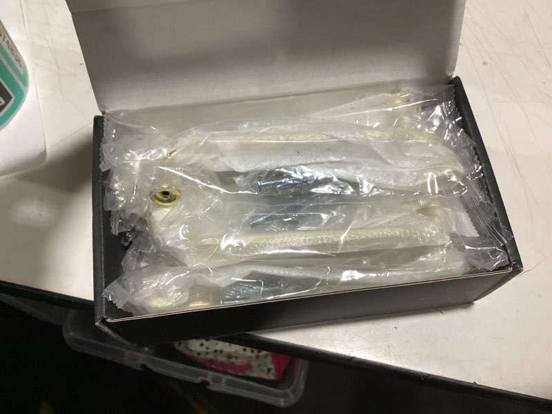 asidrama 10 pack 5 inch(128mm) brushed brass kitchen cabinet handles, cabinet pulls kitchen cabinet 