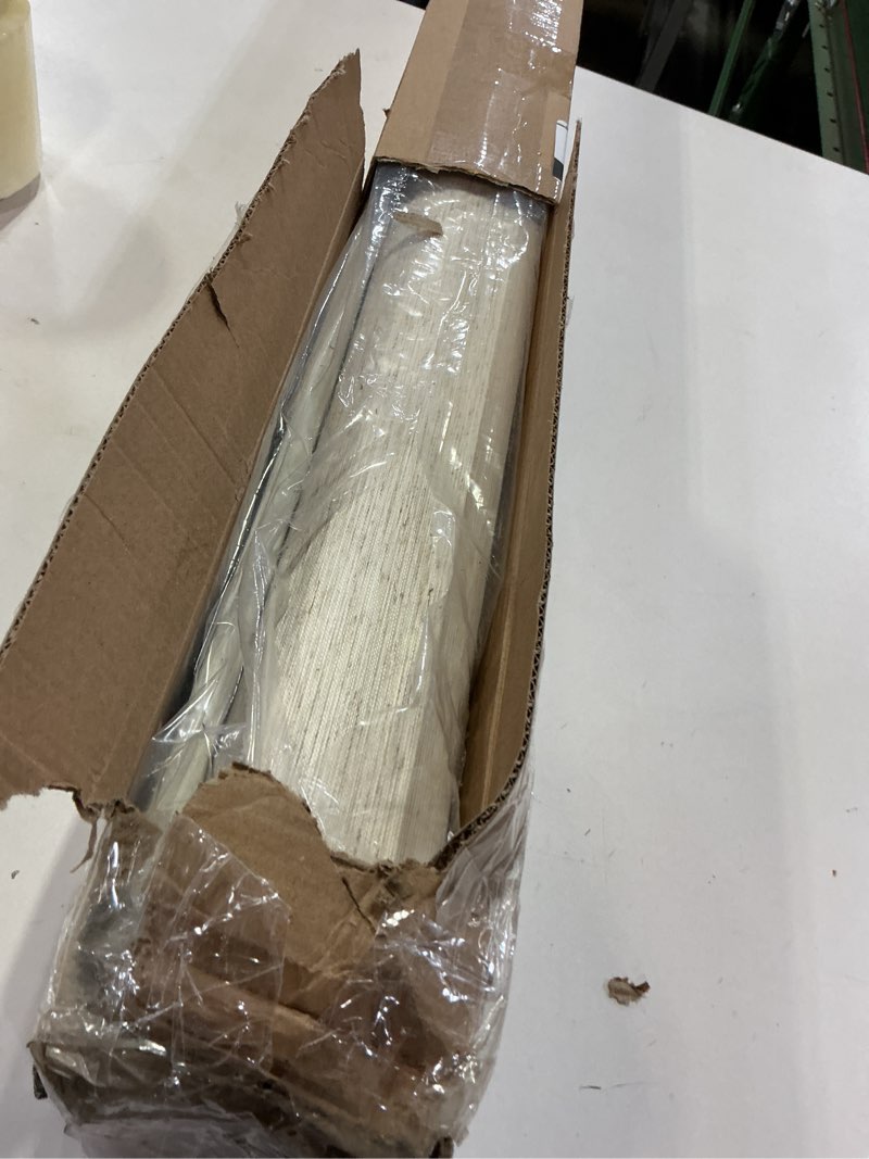 Condition photo showing Good Condition for Joydeco Linen Zebra Blinds for Windows, Cordless Privacy Light Filtering Dual Layer Window Shades, Free-Stop Roller Blinds for Home, 46” W x 72” H Linen 46"W x 72"H