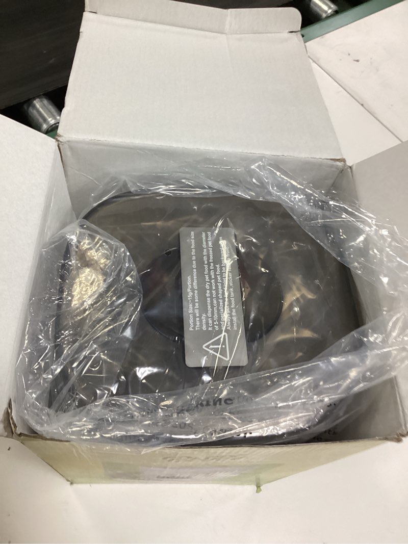 Condition photo showing Good Condition for Smart Automatic Cat Feeder - 6-L Reliable Automatic Cat Food Dispenser with Display LCD Screen for Easy Set Up -Portion Control Automatic Dog Feeder - Desiccant Bag Keeps Dry Food Fresh-Voice Recorder