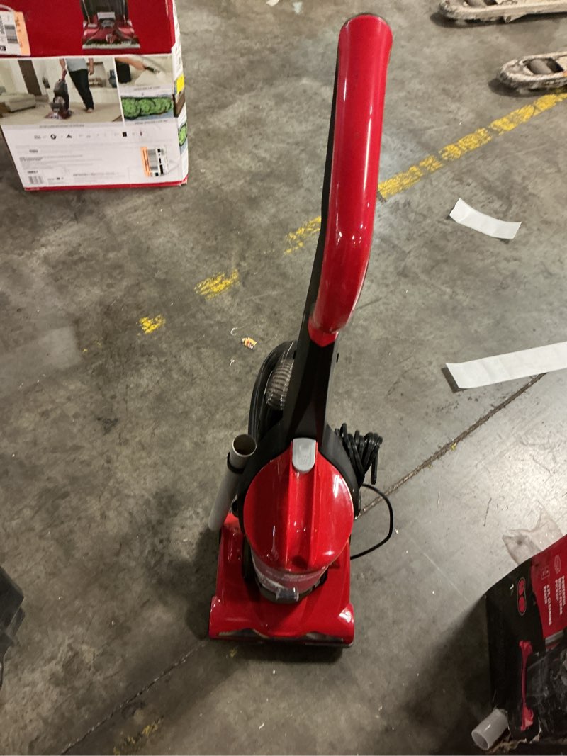 Condition photo showing As Is for dirt devil upright vacuum cleaners - hepa filtration