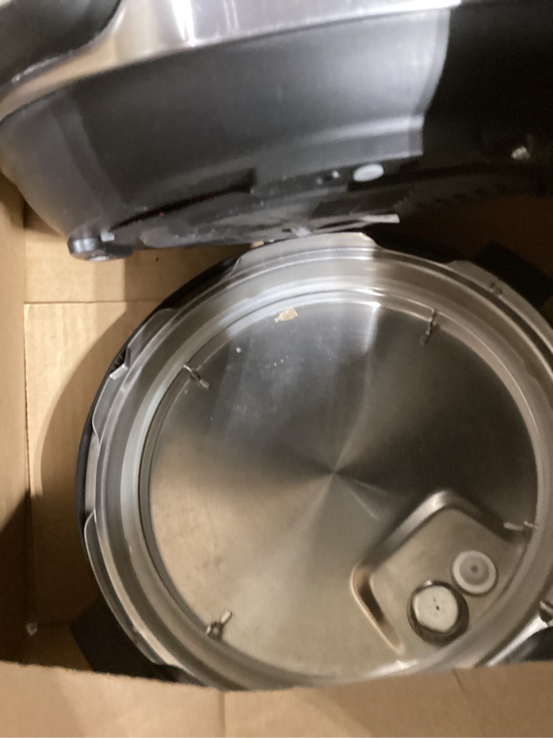 Condition photo showing Good Condition for Instant Pot Duo Plus 9-in-1 Multicooker, Pressure Cooker, Slow Cook, Rice Maker, Steamer, Sauté, Yogurt, Warmer & Sterilizer, Includes App With Over 800 Recipes, Stainless Steel, 6 Quarts