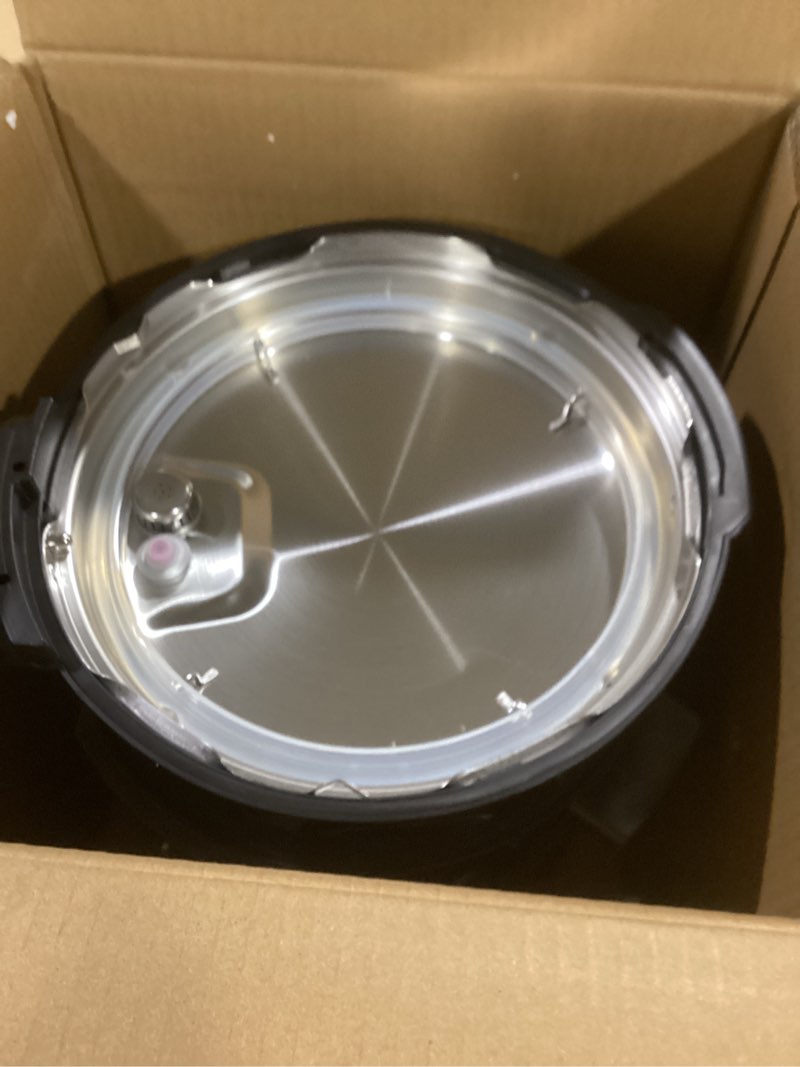 Condition photo showing Good Condition for COMFEE' 9-in-1 Electric Pressure Cooker, 14 Presets Instant Multi Cooker Olla de Presion Non-Stick Pot Yogurt Maker Rice Cooker Slow Cooker Sauté Steamer 6 Quarts Black Black 6 Quarts