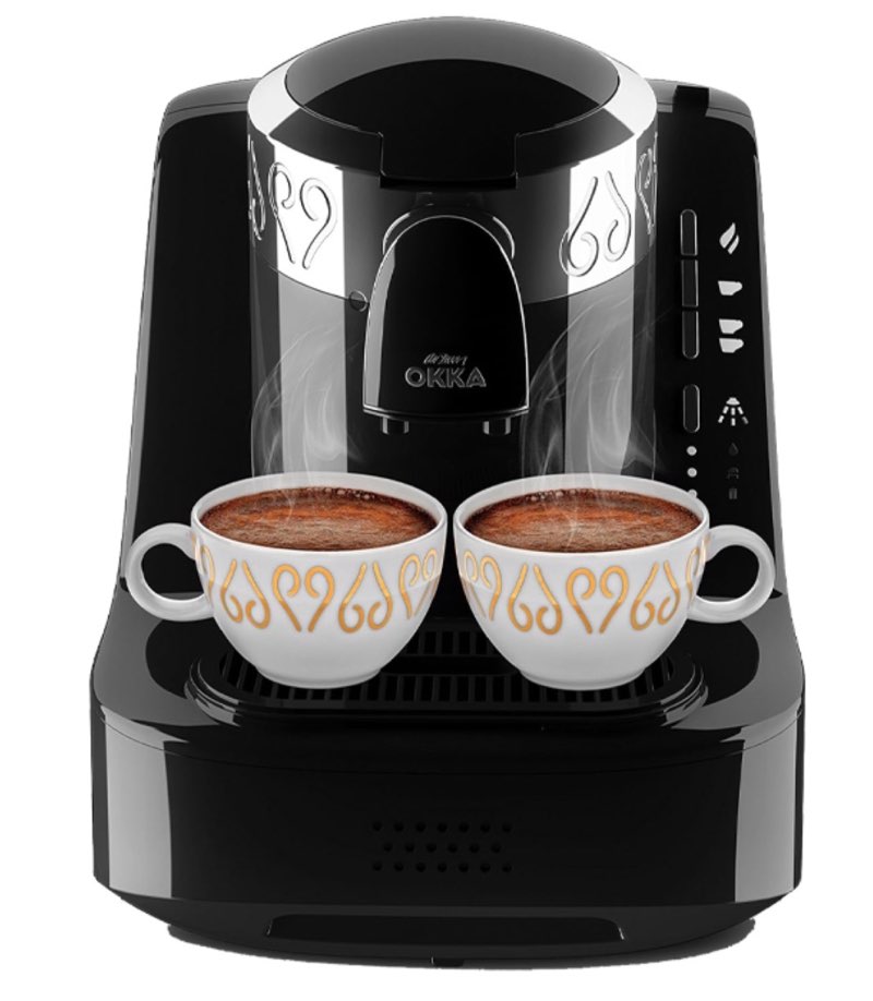 Arzum okka ok002-black/silver Duel Coffee Maker