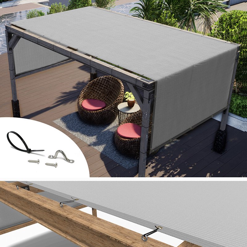 Colourtree Pergola Cover High Density Shade Replacement Canopy wi
