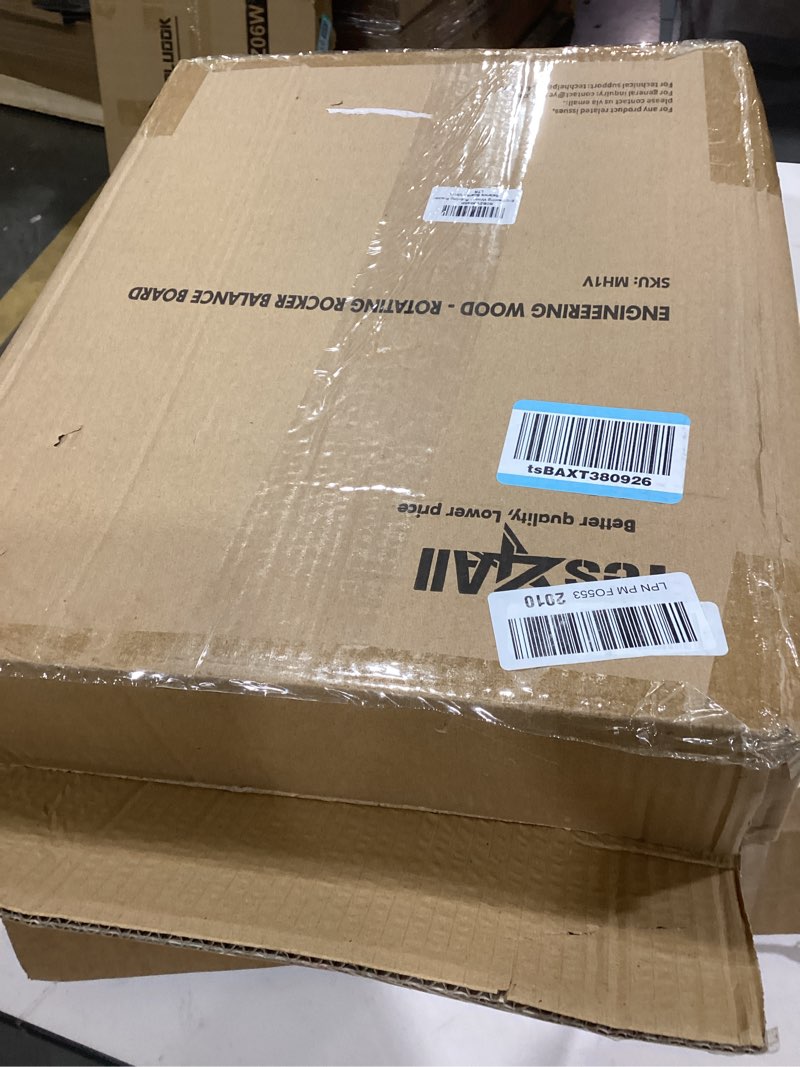 Condition photo showing Good Condition for Yes4All 350LBS Professional Wooden Balance Board for Leg Workout, Anti-Slip Rocker Board, Wobble Board for Standing Desk D. 360 Degree Rotation