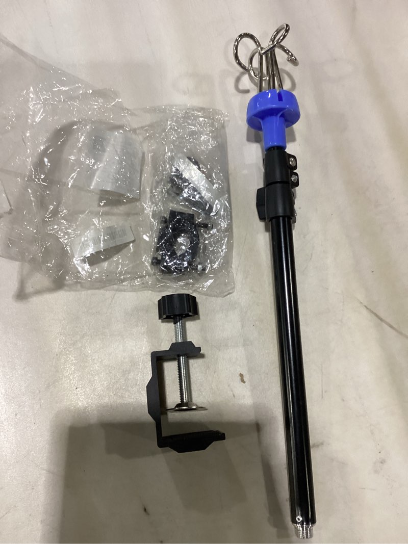 Condition photo showing As Is for Feeding Tube Stand, Hands-Free Feeding Tube Holder Enteral Feeding Telescopic Pole, Feeding Pump Rack for Gravity Syringes Feeding Pump Feeding or Infusions