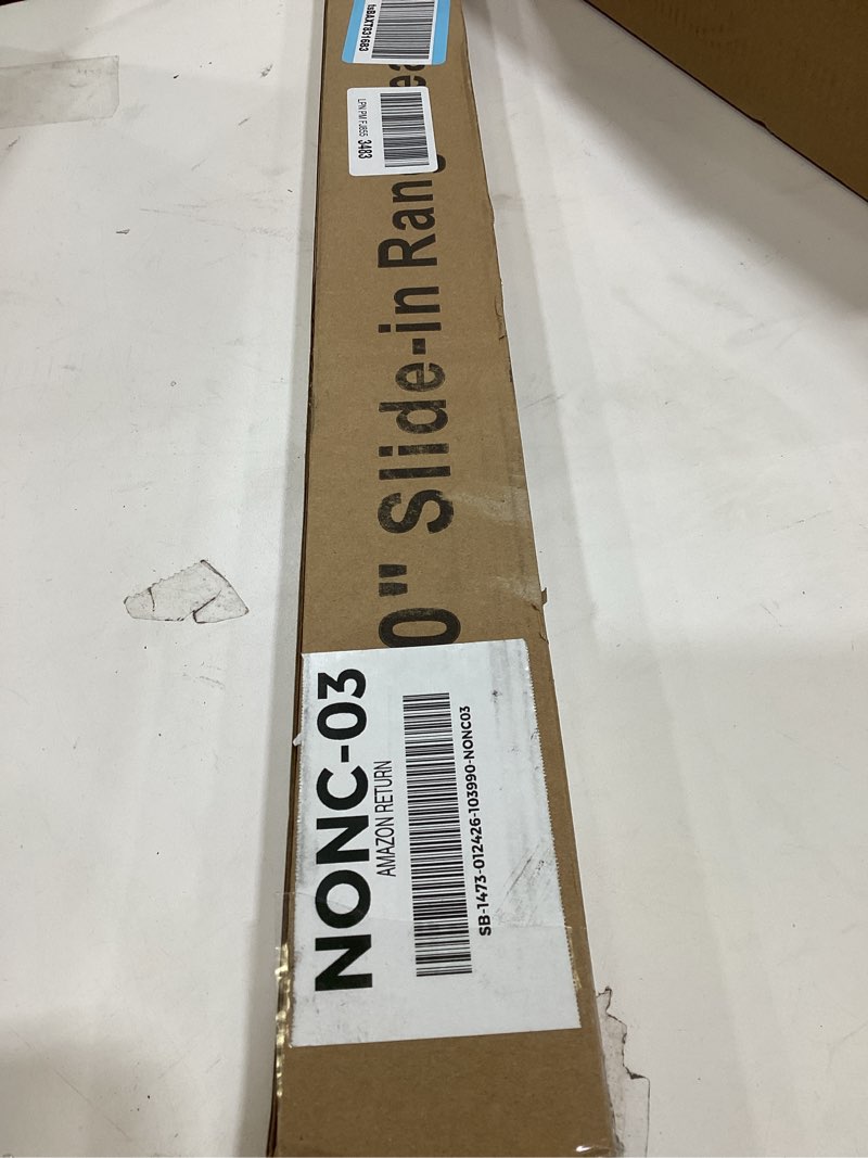 Condition photo showing New/Like New for 30" Slide-in Range Rear Filler Kit W10113901A with 2pcs Silicone Stove Gap Covers, Cooktop Trim Kit Between Stove and Backsplash for Whirlpool & Most Brand, 316 Stainless Steel (Black)