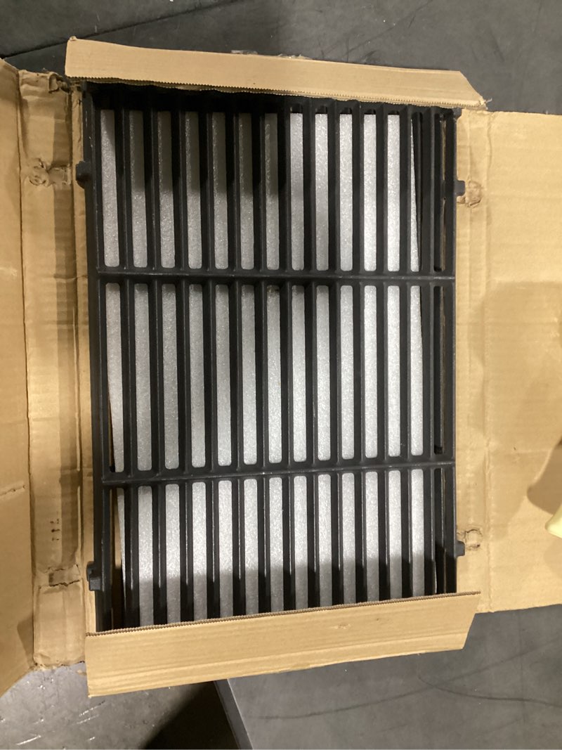 Condition photo showing Good Condition for 66095 18.75" grill grates for weber gs4 genesis ii 300 and genesis ii lx 300 series, for weber genesis 2 grill parts genesis ii e-310 ii e-315 grill grates replacement parts for weber 66802 cast iron 18 3/4" x 13 1/4"