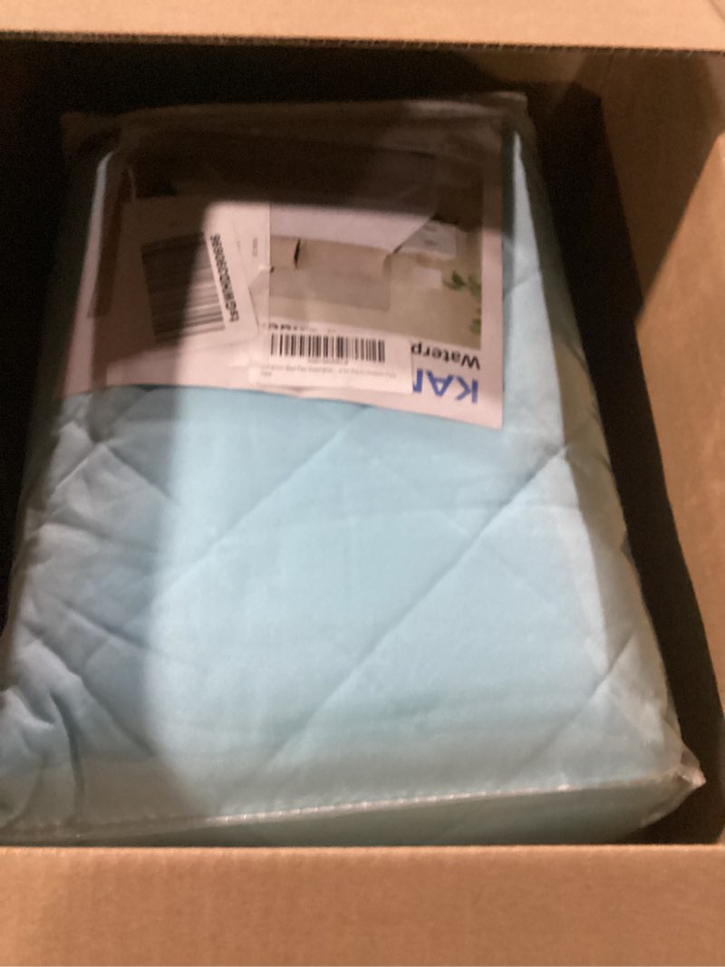 Condition photo showing New/Like New for kanech large incontinence bed pads washable with straps - 60"x80" queen size - heavy absorbency waterproof mattress pad protector for bed - reusable underpads for adults, elderly queen 60 x 80 inches (pack of 1)