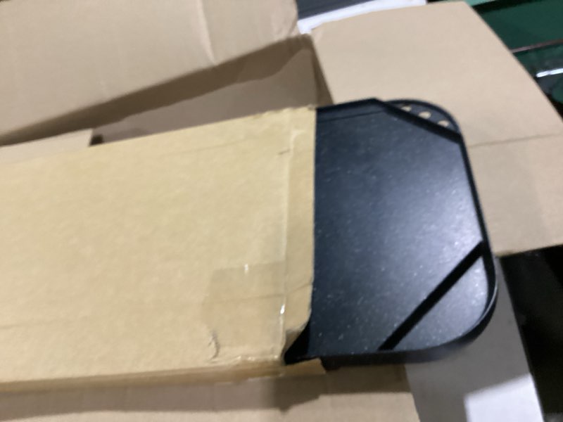 Condition photo showing New/Like New for caannasweis nonstick griddle grill pan, 19.5" x 11" reversible griddle pan for stove top, grill, or campfire, two burner cast aluminum grill, rectangular baking flat and ribbed griddle plate griddle grill-balck