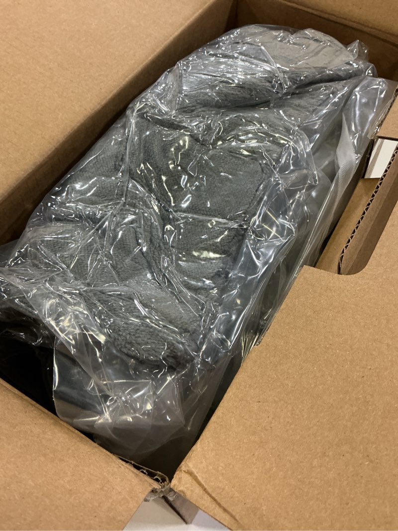 Condition photo showing New/Like New for sunvivi heated blanket king size, heating electric throw blanket dual control, 10 heat settings, 12 hours auto off, machine washable, etl certified, overheating protection, grey king-dual control grey