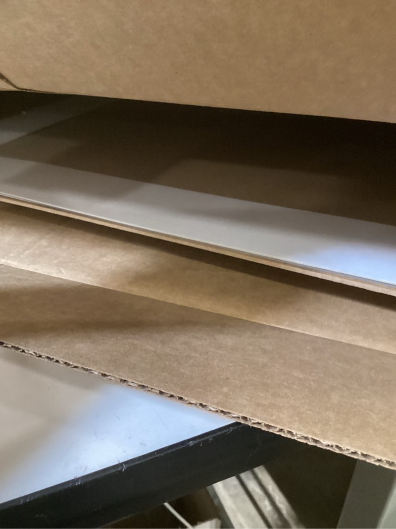 Condition photo showing As Is for wood 18x18 picture frame with 14x14 mat deep brown, display 14x14 with mat or 18x18 without mat, wood 18 by 18 photo frame, 18 x 18 frame for wall hanging display, deep brown 1 18x18 inch
