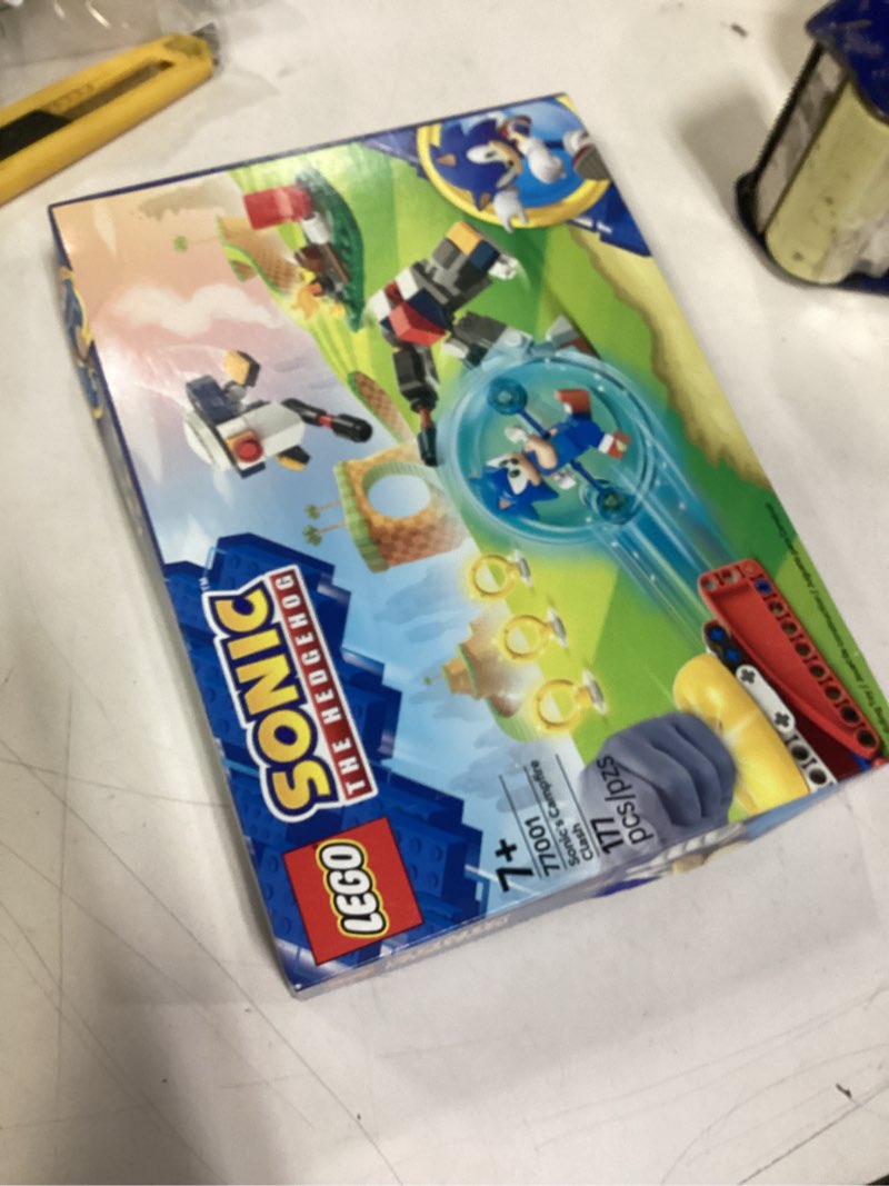 Condition photo showing New/Like New for LEGO Sonic The Hedgehog : Sonic’s Campfire Clash, Collectible Gaming Toy for Kids and Video Game Fans, Fun Buildable Playset for Boys and Girls Aged 7 and Up 77001