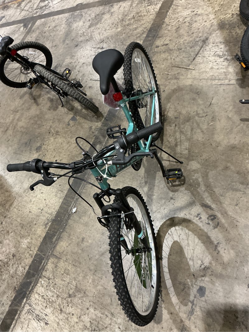 Condition photo showing Good Condition for huffy 26” rock creek women's 18-speed mountain bike, mint