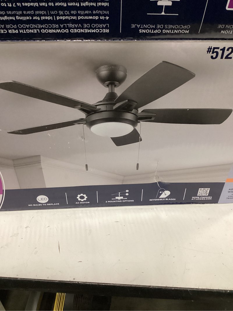 harbor breeze pull chain ceiling fan 44 in smalll room 
