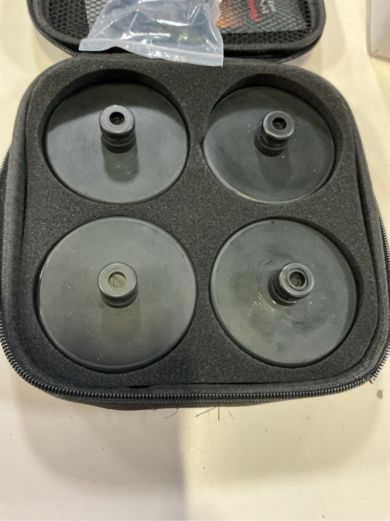 Condition photo showing Good Condition for basenor lifting jack pad for 2013-2026 tesla model y(juniper)/yl /3/s/x | jack pucks with storage case, tpe lifting floor jacks [odorless,10x hardness] to protect chassis, tesla vehicles accessories