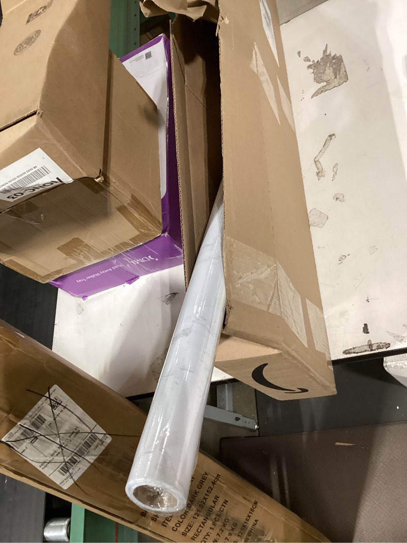Condition photo showing New/Like New for practicalws marble wallpaper granite white and gray wall paper roll 35.4" x 118" kitchen countertops cabinet furniture is renovated thick vinyl easy to remove without leaving glue upgrade 35.4" x 118" gray/white