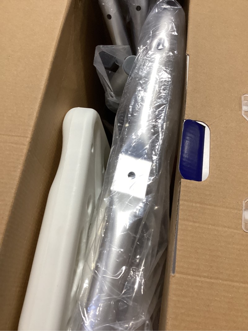 Medline Bath Chair and Shower Chair with Back and Armrests for Elderly, Sturdy, 13.5-In Seat, 350 lb Weight Capacity, Gray